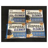 4 Boxes of Active Dishwasher Cleaner