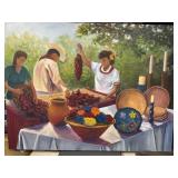 Signed Frances Ortiz-Chavez Oil on Canvas