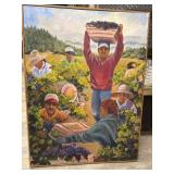 Signed Frances Ortiz-Chavez Oil on Canvas