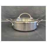 Stainless Steel by Hestan 3qt Sauteuse w/lid,