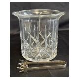 Gorham Crystal Lady Anne Ice Bucket w/handles,