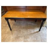 Farmhouse Oak Table w/ Black Frame