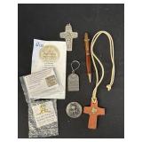 Religious Pins, Keychain, Necklace, Pen