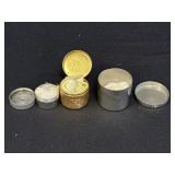 Religious Medal Containers w/ Waxy Content