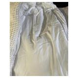 King/ Cal King Sized Waffle Knit white Comforter