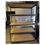 Metal 4 shelf shelving unit