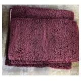 Maroon Bath Mats