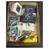 Blood Pressure Cuff, Nail Clippers, Tape Measure
