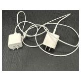 (2) USB C to Lightning Charging Cables & Blocks