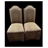(2) Design Master Skirted Chairs