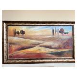 Patrizio Signed Textured Oil on Canvas Painting