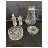 Gorham Crystal Lady Anne Wine Bottle Coaster &