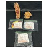 Wooden Religious Decor & Crocheted Prayer Squares