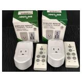 2 BN-LINK wireless remote control outlets