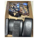 Reading glasses 1.75 & cases