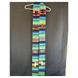 Woven Religious Stole; name & date embroidered