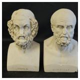 7.5in Homer & Aristotle Statue Figurines