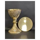 8" Sudbury Brass Priest Celtic Chalice & Paten