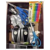 Misc scissors, Brite Liner, electric saving boxes