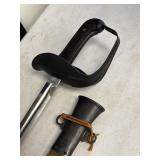 S A 1912 WW1 Cavalry Patton Sword & Scabbard,