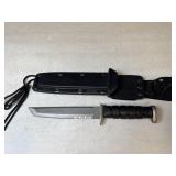Tarpon Bay 7in stainless tanto blade knife w/