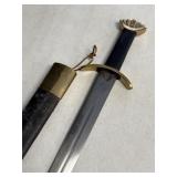 Viking style Ragnar Quandt sword & scabbard,