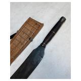 Atayal Sword of Indigenous w/ half-scabbard,