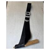 Leather baldric or sword carrier, shoulder belt