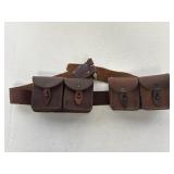 2 Military Ammunition Pouches w/ 4 Magazines &