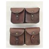 2 Military Ammunition Pouches w/ 4 Magazines