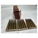 .30 Trac. F.N. 1a/57 Ammunition w/ clips