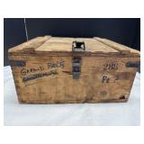 WWII Wooden Ammo Crate