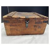 WWII Wooden Ammo Crate #2880
