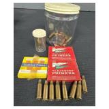 Winchester & Remington Primers & 218 BEE Empty