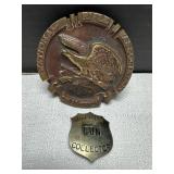 Brass National Rifle Association Belt Buckle &