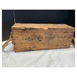 Spanish Cartuchos 79mm Wooden Cannon Shell Box
