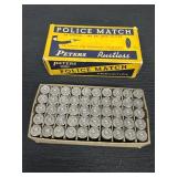 Vtg. Peters Police Match 38 Special Box w/ 50