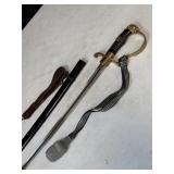 WWII German Wehrmacht Officer Sword w/ Portepee &