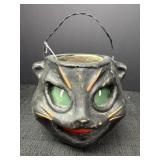 Ragon House Black Cat Lantern Mache Decor