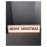 Merry Christmas Wooden Sign