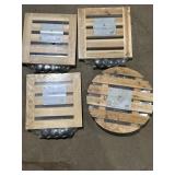 4 new Garden Gate wooden plant stands