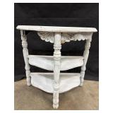 Painted White Side Table