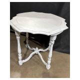 Scalloped edge painted Parlor Table