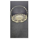 Silverplated Footed Tray w/ Twisted
