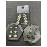 Cubic Zirconia Mix Earrings & Hypoallergenic