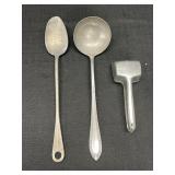 3 Aluminum utensils- Germany spoon & Irvinware