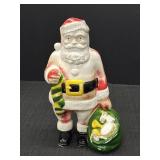 10" Plastic Light Up Santa