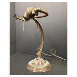 Antique Brass Desk/ Piano Lamp