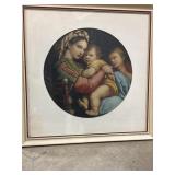 Antique Madonna Della Print