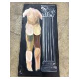 Acrylic on Canvas Painting - Nude Back of Person